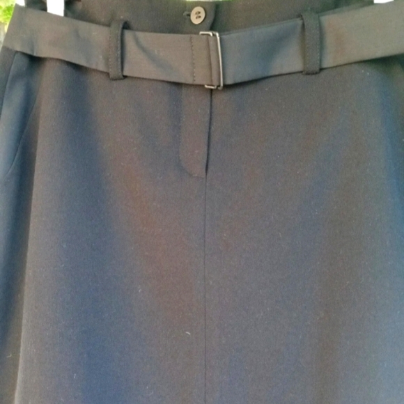 Annette Gortz Pencilcut - Belt.Virgin Wool black shirt size38 M.Made in Germany - Picture 6 of 12